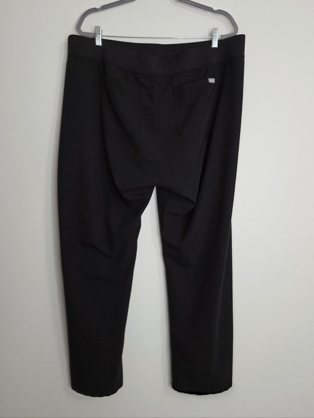 Figs Livingston Black High-Rise Straight-Leg Scrub Pant Size XXL - Picture 10 of 16